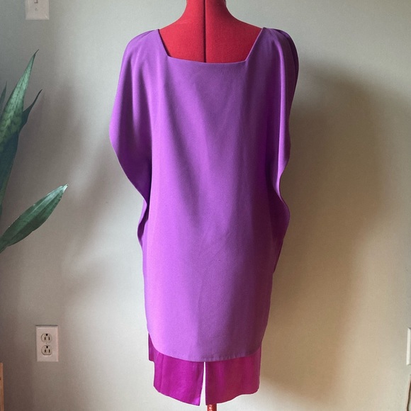 JIL SANDER purple dress size 34 - Picture 7 of 14